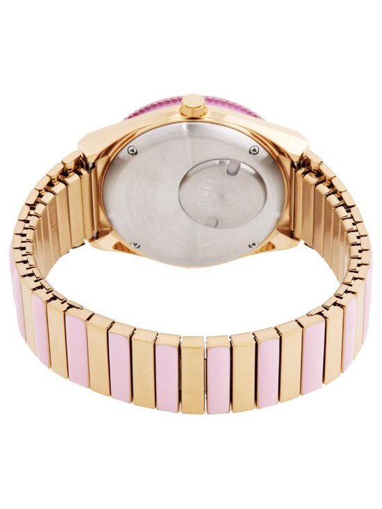 NWT Timex Q Quartz Pink Dial Ladies Watch main image 3